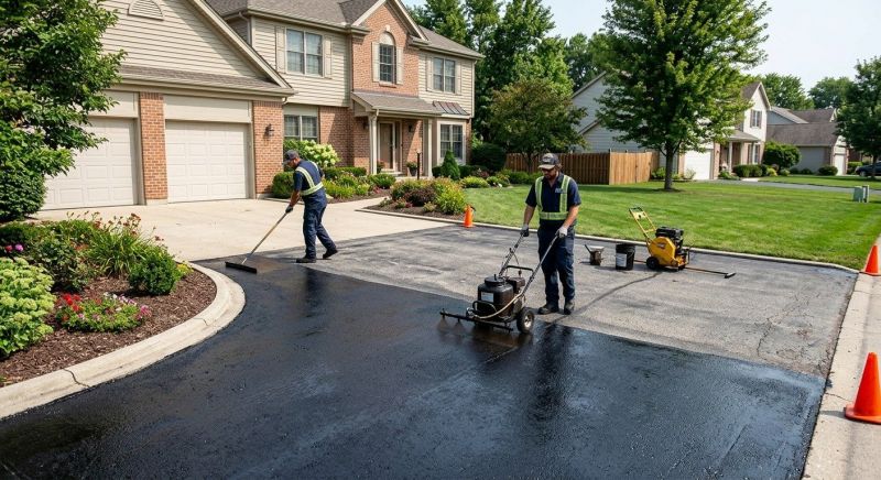 Asphalt Driveway Sealing in Fort Collins, CO