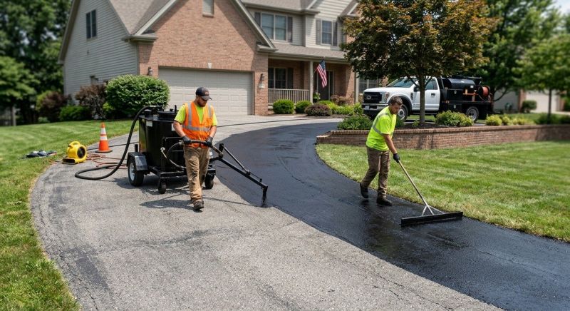 Asphalt Driveway Sealing in Columbus, OH